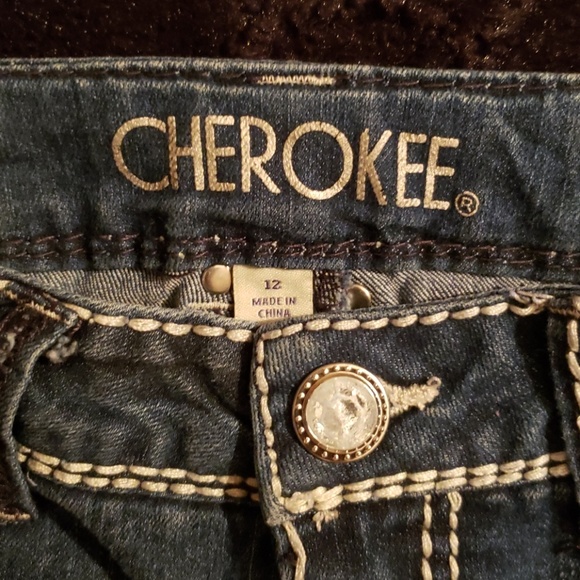 Girl's Size 12 Cherokee Jeans - Picture 3 of 6